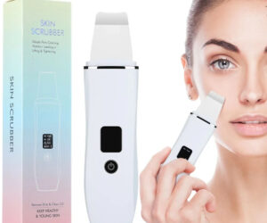 Ultragarsinis veido valymo ir stangrinimo prietaisas